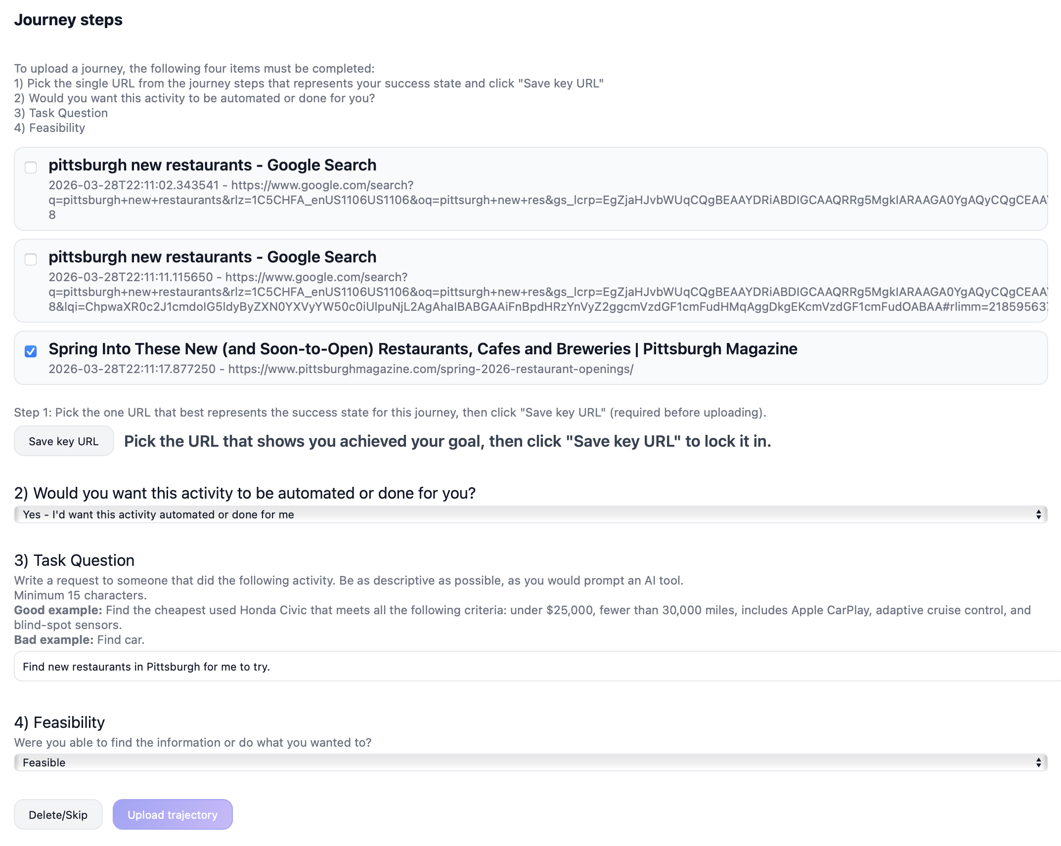 Annotation interface
